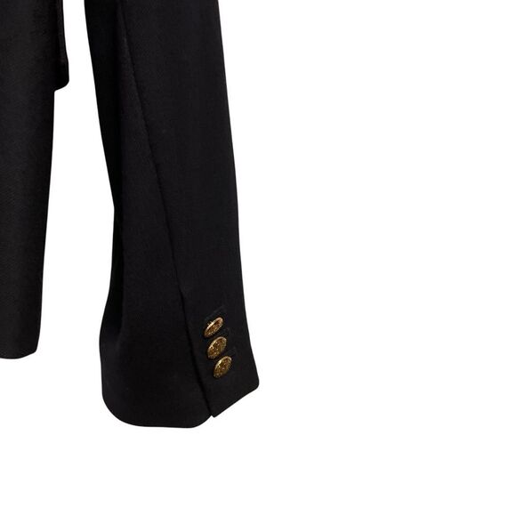 J. Crew Classic Schoolboy Navy Blue Blazer Gold Buttons Wool Size 10 - Picture 6 of 8